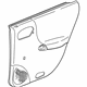 GM 22682203 Door Trim Panel, Oak, Rear Passenger Side