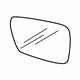 GM 23408728 Mirror Glass, Rear Driver Side