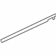 GM 23426773 Belt Molding, Black, Rear Driver Side
