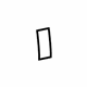 GM 25843918 Inner Center Pillar Insulation, Rear