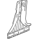 GM 86790199 Lower Pillar Reinforcement, Center Driver Side