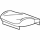 GM 22784705 Cushion Cover, Jet Black, Driver Side