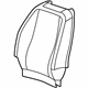 GM 20890171 Seat Back Cover, Titanium, Front
