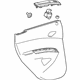 GM 95488082 Door Trim Panel