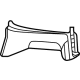 GM 85637689 Upper Trim, Front Driver Side