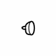 GM 26689052 Corner Molding Clip, Front