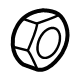 GM 42353788 Inner Tie Rod Nut