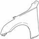 GM 23378497 Fender, Front Driver Side