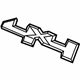 GM 22813983 Decal, Front