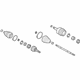 GM 23219922 Axle Shaft Assembly, Rear Driver Side