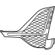 GM 84301088 Outer Grille, Front Passenger Side