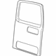 GM 15743865 Trim Panel, Navy Blue, Rear Driver Side