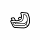 GM 22756580 Seat Belt Bezel