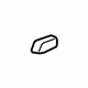GM 22843970 Seat Switch Knob, Titanium, Front