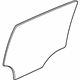 GM 84388312 Door Glass, Rear Driver Side