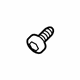 GM 11610518 Belt & Retractor Upper Bolt