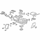 GM 22941120 Center Console, Front