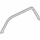 GM 25775613 Upper Weatherstrip, Driver Side