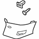 GM 20979842 Rear Pillar Trim, Titanium, Driver Side