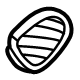 GM 84526954 Defroster Grille, Black, Driver Side