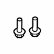 GM 92264373 Outer Reinforcement Bolt