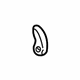 GM 12476774 Handle, Front