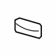 GM 15803069 Seat Belt Bezel, Titanium, Driver Side