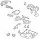 GM 20896733 Roof Console