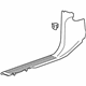 GM 23421485 Front Sill Plate, Black, Passenger Side