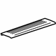 GM 22817371 Rear Sill Plate, Black, Driver Side