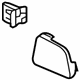 GM 20979356 Access Cover, Center Inner Passenger Side