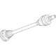 GM 84492507 Axle Assembly, Rear Driver Side