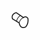 GM 12454123 Seat Back Frame Bolt, Rear Center