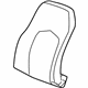 GM 25939334 Seat Back Cover, Driver Side