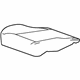 GM 22870170 Cushion Cover, Black, Front