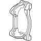 GM 13529533 Caliper Mount, Red, Front