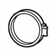 GM 21999849 Outlet Duct Clamp, Passenger Side
