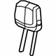 GM 84702342 Headrest, Black; Brown, Rear