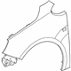 GM 13350343 Fender, Front Passenger Side