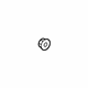 GM 22797808 Extension Panel Grommet, Front
