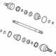 GM 22953759 Axle Assembly, Rear Passenger Side