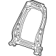 GM 13526519 Seat Back Frame, Front