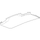 GM 84556593 Headliner, Black