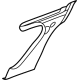 GM 84756524 Side Trim, Jet Black, Passenger Side