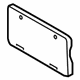 GM 88975684 License Bracket