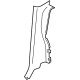 GM 22964306 Lower Trim, Black, Driver Side