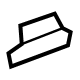GM 23462108 Rear Pillar Trim Cap, Center Inner Driver Side