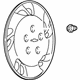 GM 9593100 Wheel Cover, Silver Spark