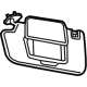 GM 84660822 Sunvisor, Jet Black, Driver Side