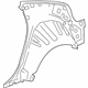 GM 23316231 Outer Wheelhouse, Rear Inner Driver Side